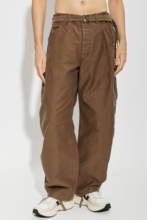 sacai Cargo trousers with a vintage effect