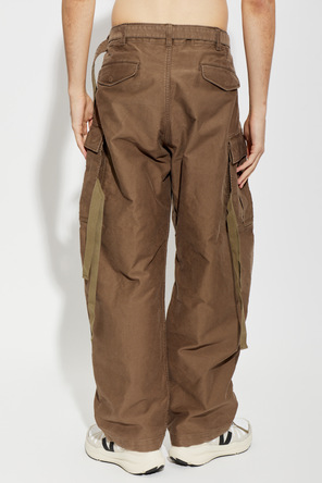 sacai Cargo trousers with a vintage effect