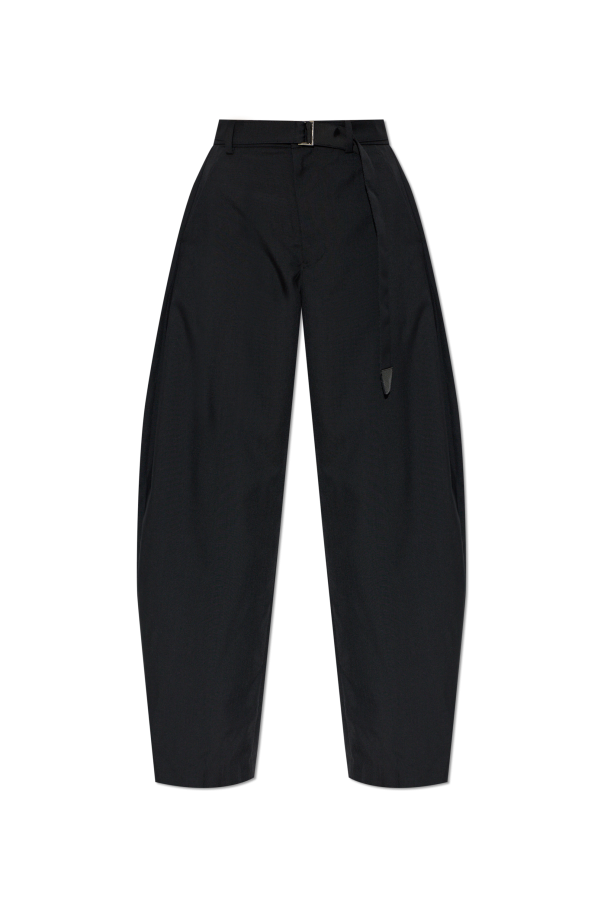Trousers with belt od sacai