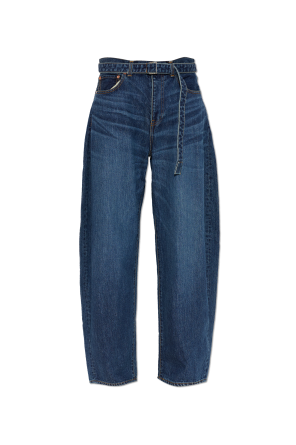 Jeans with belt