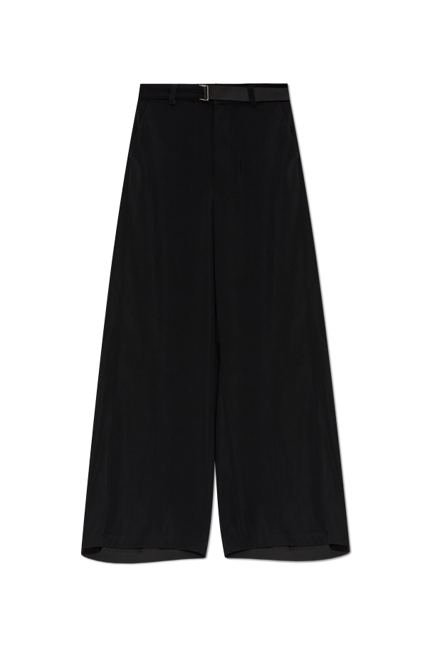 Trousers with belt od sacai