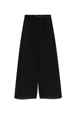 Trousers with belt