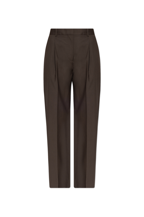 Wool pleated trousers od TOTEME