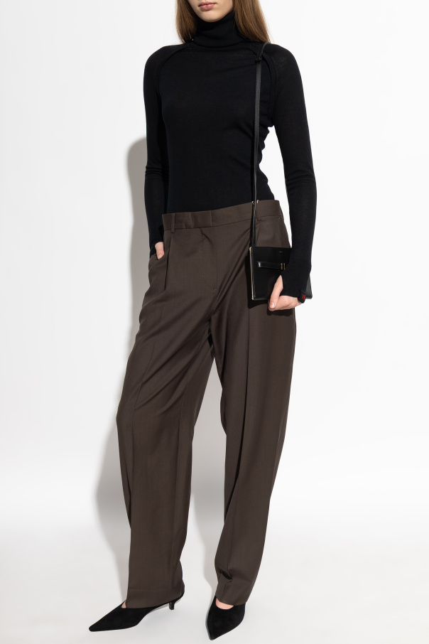 TOTEME Pantalones de lana con raya marcada