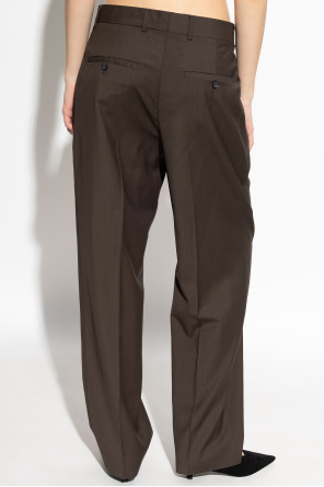 TOTEME Pantalones de lana con raya marcada