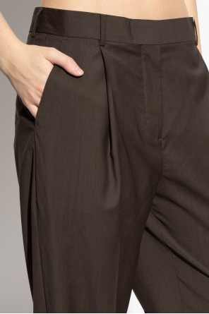 TOTEME Pantalones de lana con raya marcada