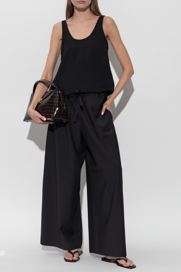 TOTEME Pantalones de lana de pierna ancha