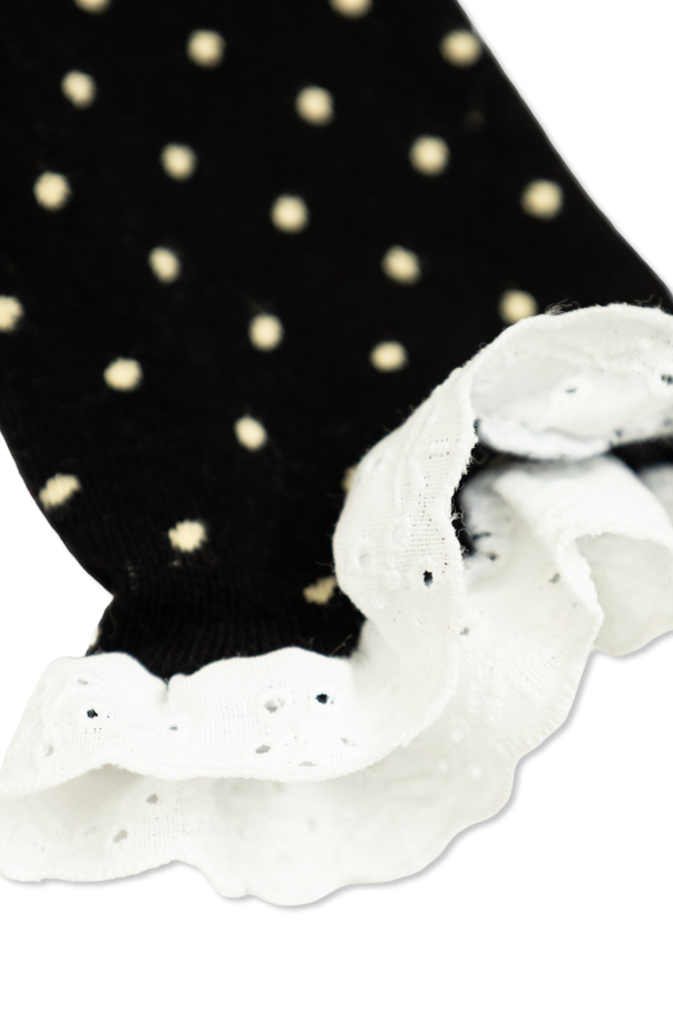 Mini Rodini Spodnie ze wzorem w kropki