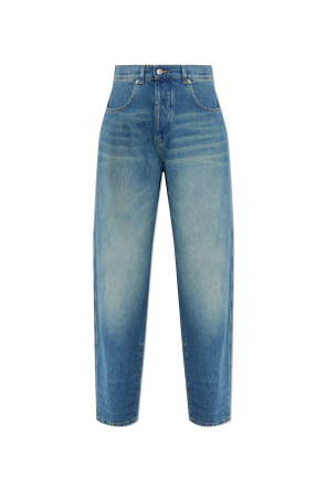 Jeans mit weiten Beinen