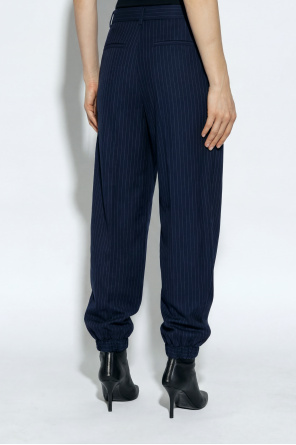 Moschino Spodnie ze wzorem w prążki