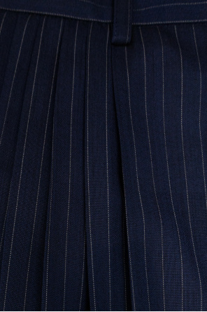 Moschino Spodnie ze wzorem w prążki