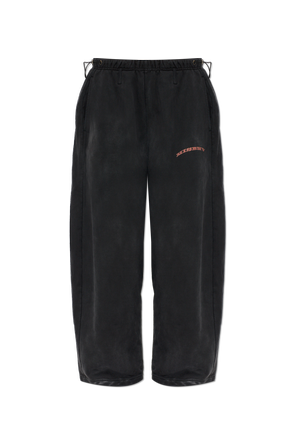 Wide-leg sweatpants