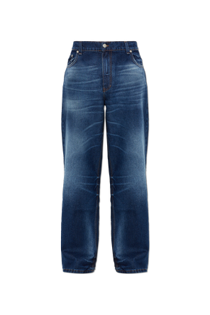 Straight-leg jeans