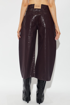 The Attico Trousers with a shimmering finish