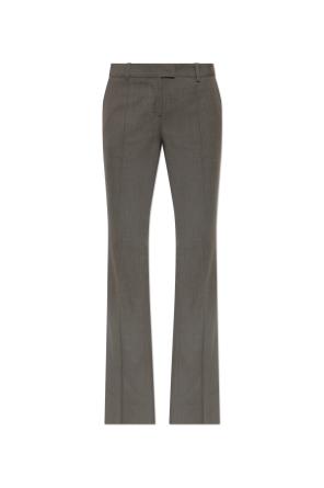 Creased trousers