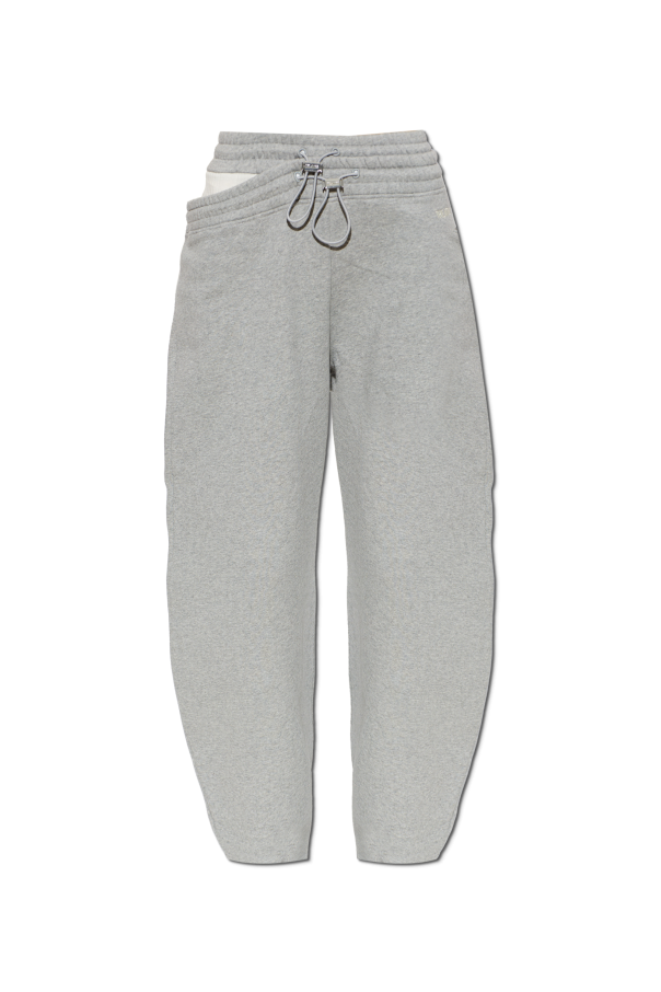Sweatpants with a slit od The Attico