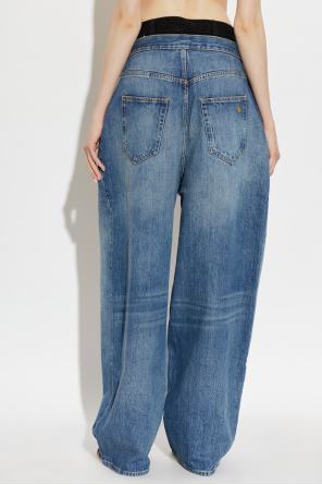 The Attico Jeans mit doppeltem Bund