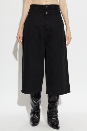 The Attico Jeans mit glänzenden Pailletten