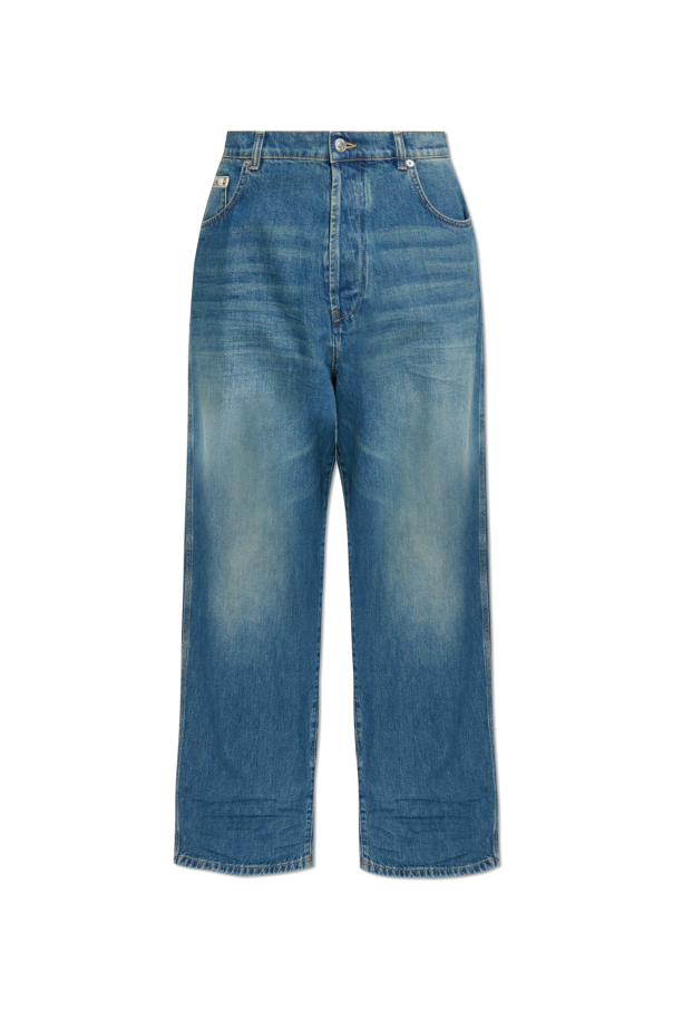 Jeans with a 'vintage' effect od Moschino