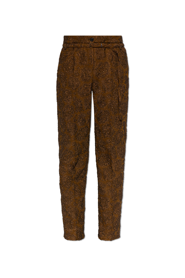 ‘Persy’ Trousers with Lurex Thread od Dries Van Noten