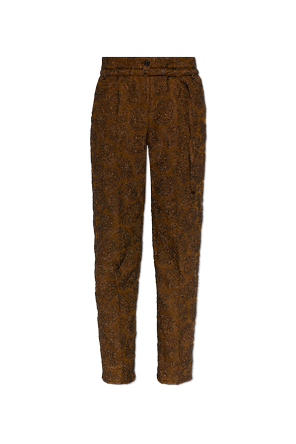 Calças ‘Persy’ com fio de lurex