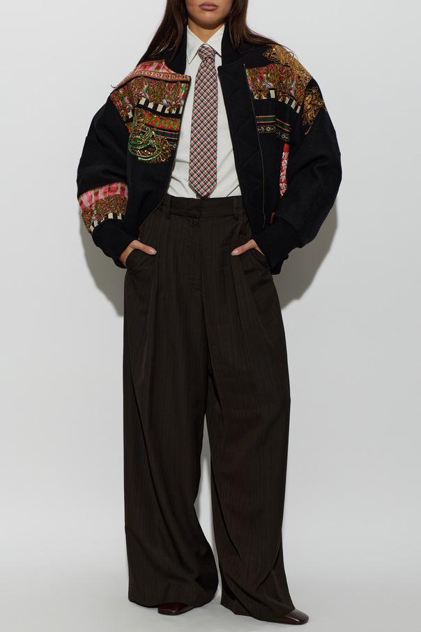 Dries Van Noten Pantaloni „Podium”