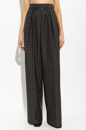 Dries Van Noten Wool trousers ‘Peacha’