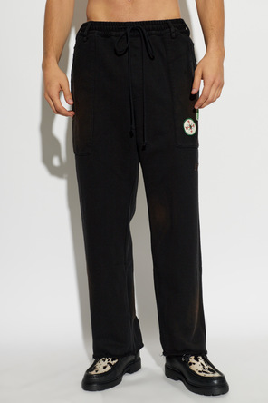 Song for the Mute Track Pants with Patches