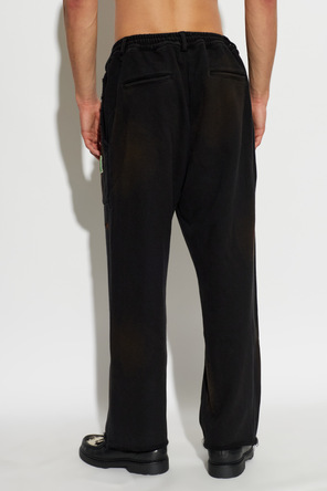 Song for the Mute Track Pants with Patches