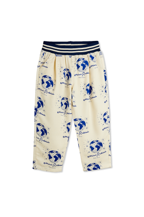 Pantalones de corte holgado con estampado