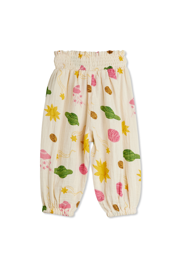 Mini Rodini Spodnie o luźnym kroju z nadrukiem