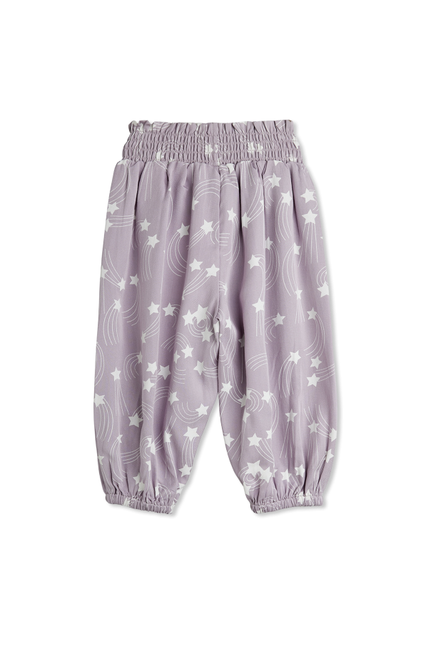 Loose-fit trousers with print od Mini Rodini