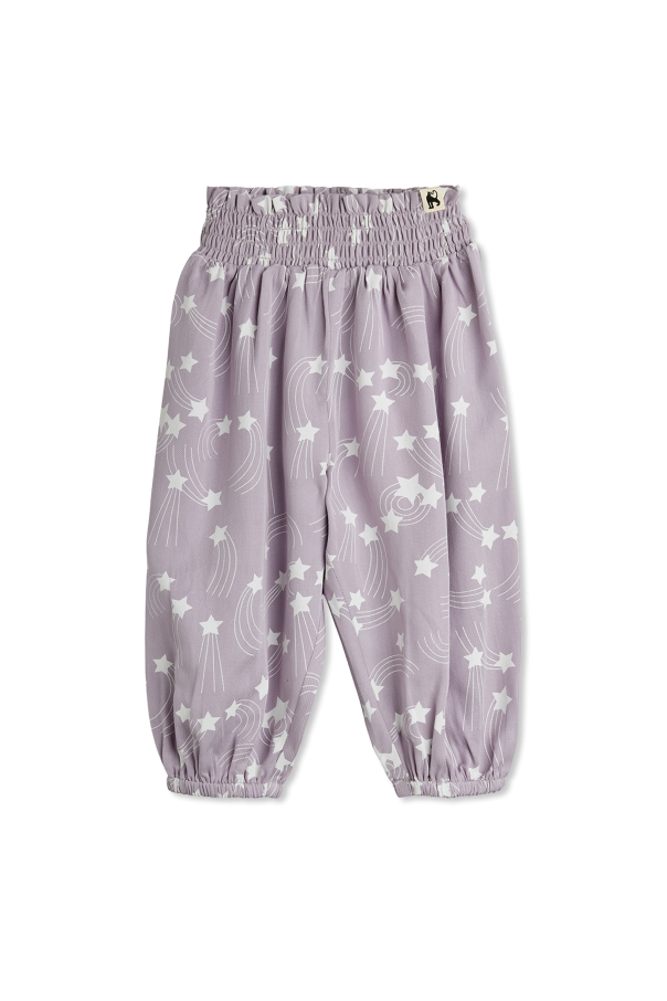 Mini Rodini Spodnie o luźnym kroju z nadrukiem