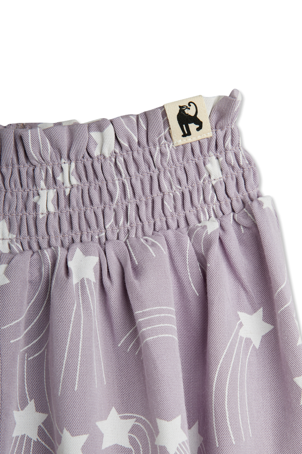 Mini Rodini Spodnie o luźnym kroju z nadrukiem