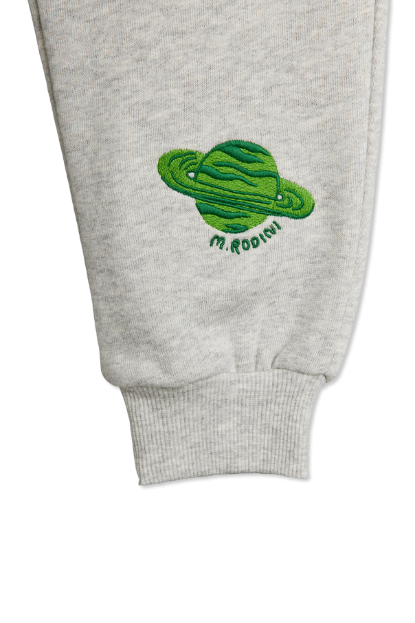 Mini Rodini Sweatpants with embroidered logo