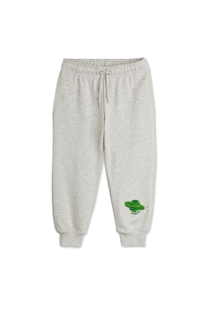 Sweatpants with embroidered logo