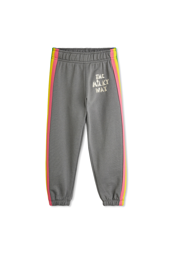 Sweatpants with colorful side stripes od Mini Rodini