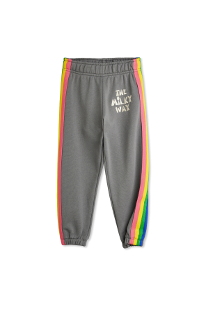 Mini Rodini Sweatpants with colorful side stripes