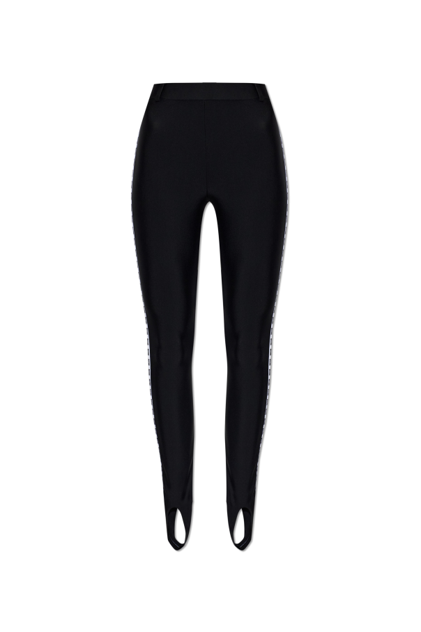 Leggings with side stripes od Moschino