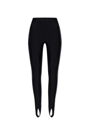 Leggings with side stripes od Moschino