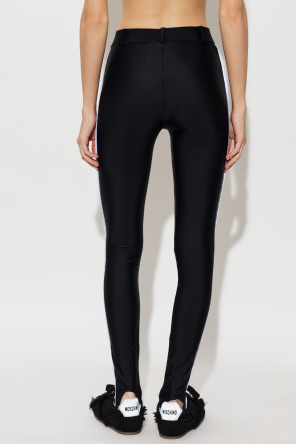 Moschino Leggings with side stripes