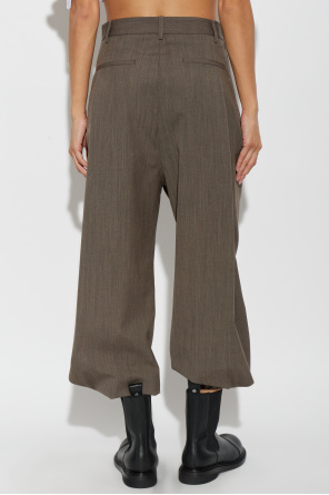 Moschino Wool pleated trousers
