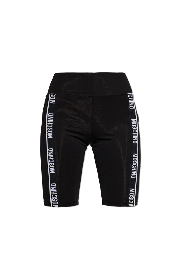 Moschino Kurze Shorts mit dem Schriftzug „Active“