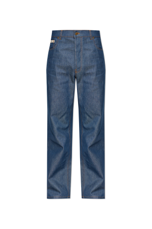 Jeans with slightly tapered legs od Moschino