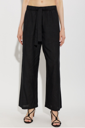 TOTEME Silk wide-leg trousers