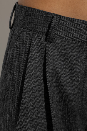 TOTEME Wool herringbone patterned pants