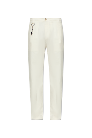 Tapered leg trousers