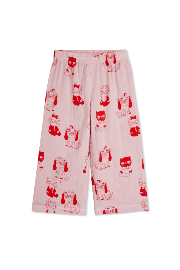 Loose-fit pants with print od Mini Rodini