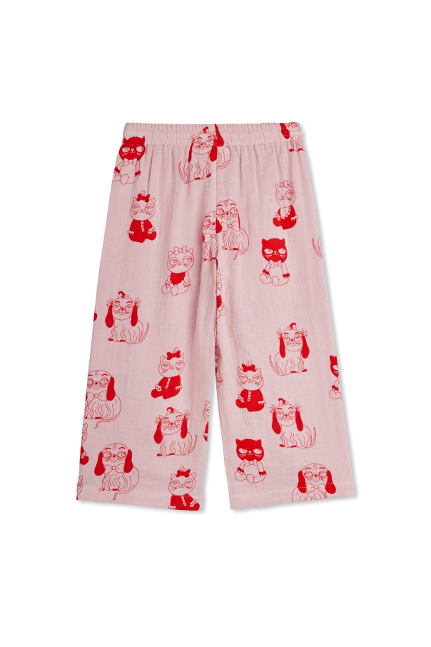 Mini Rodini Loose-fit pants with print