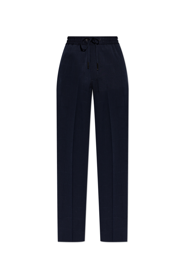 Plaid patterned trousers od Iceberg